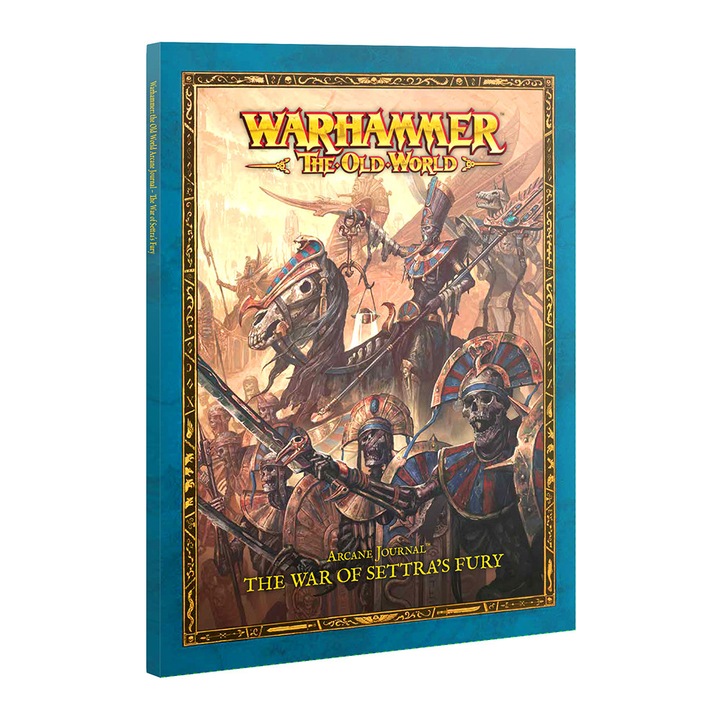 Warhammer the Old World játék kiegészítő, Arcane Journal The War of Settra's Fury, Games Workshop, angol nyelvű, többszínű