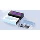 Безжична механична клавиатура GravaStar Mercury K1, Gaming ANSI US, 2.4 GHz и Bluetooth, Hot-Swappable, Ice Blue