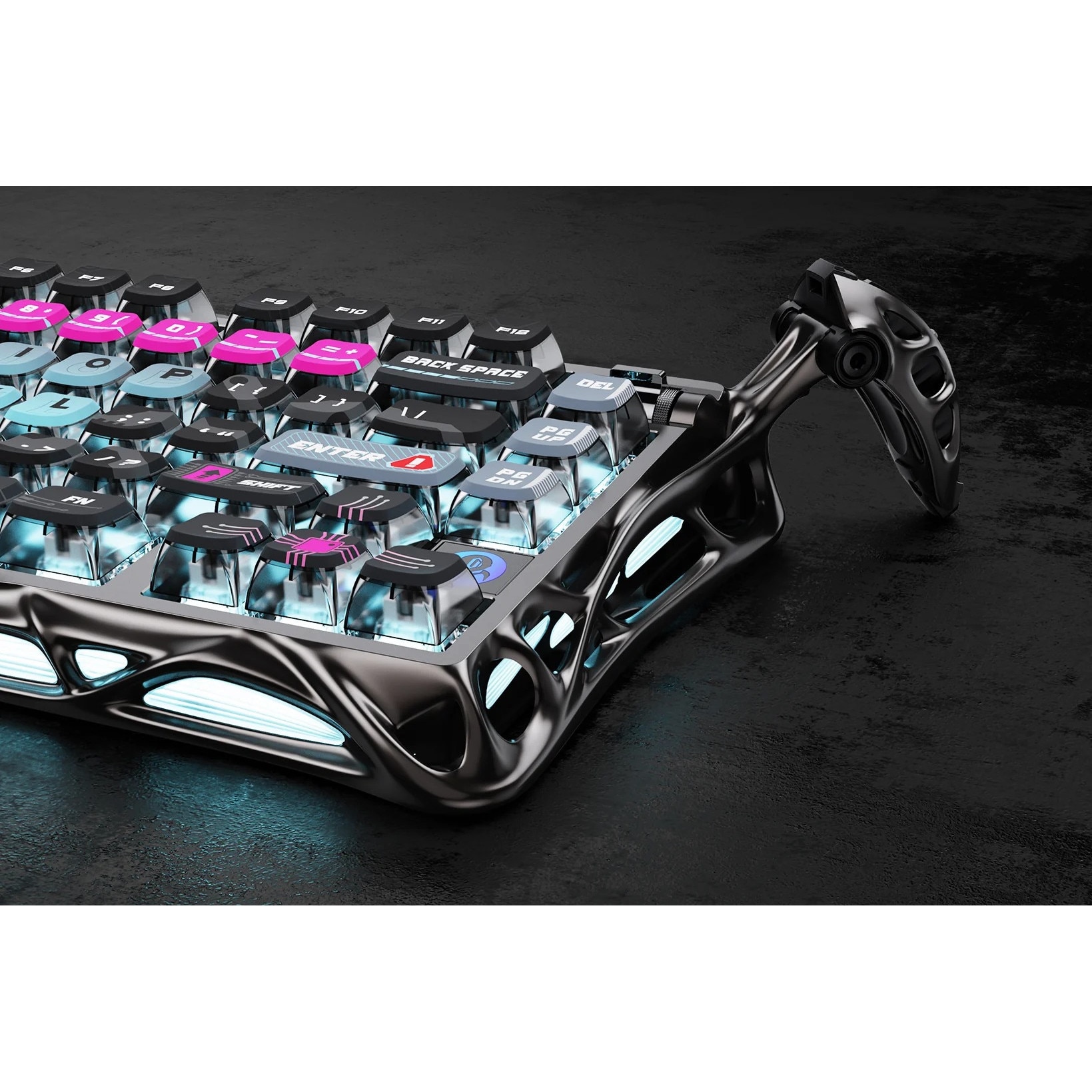 Tastatura Mecanica GravaStar Mercury V75 Pro, Gaming, ANSI US, USB