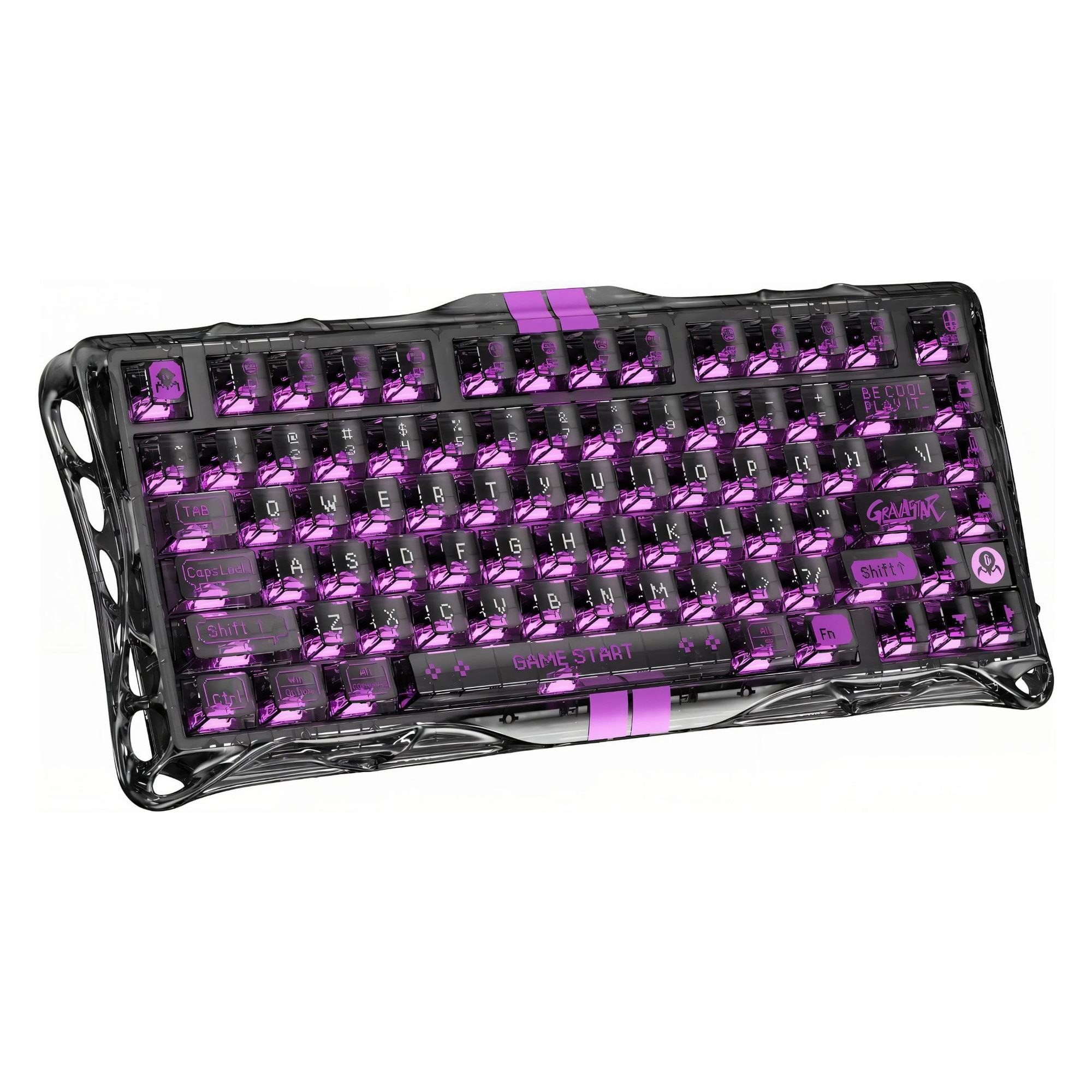 Tastatura Mecanica GravaStar Mercury V75 Lite, Gaming, ANSI US