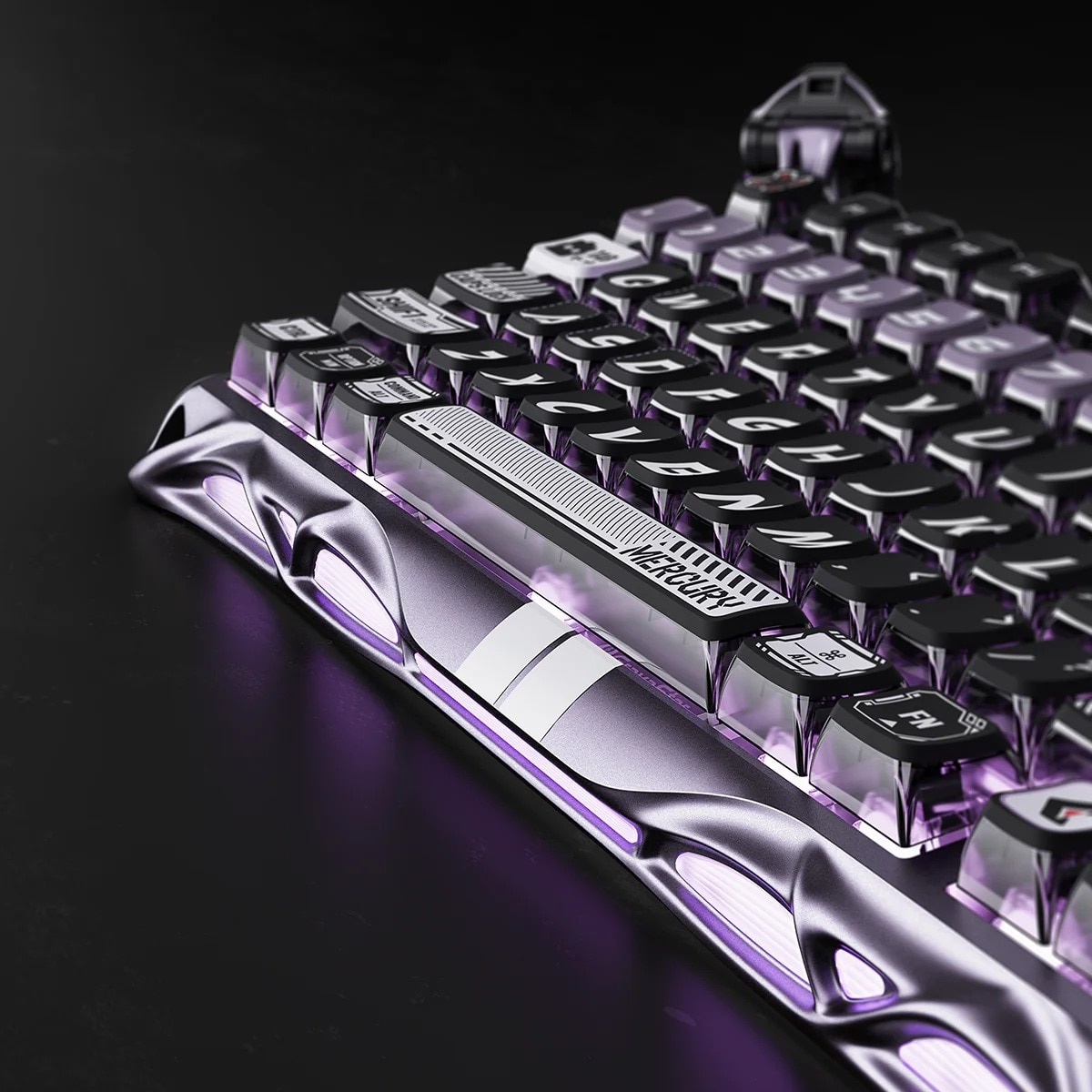 Tastatura Mecanica GravaStar Mercury V75 Pro, Gaming, ANSI US, USB