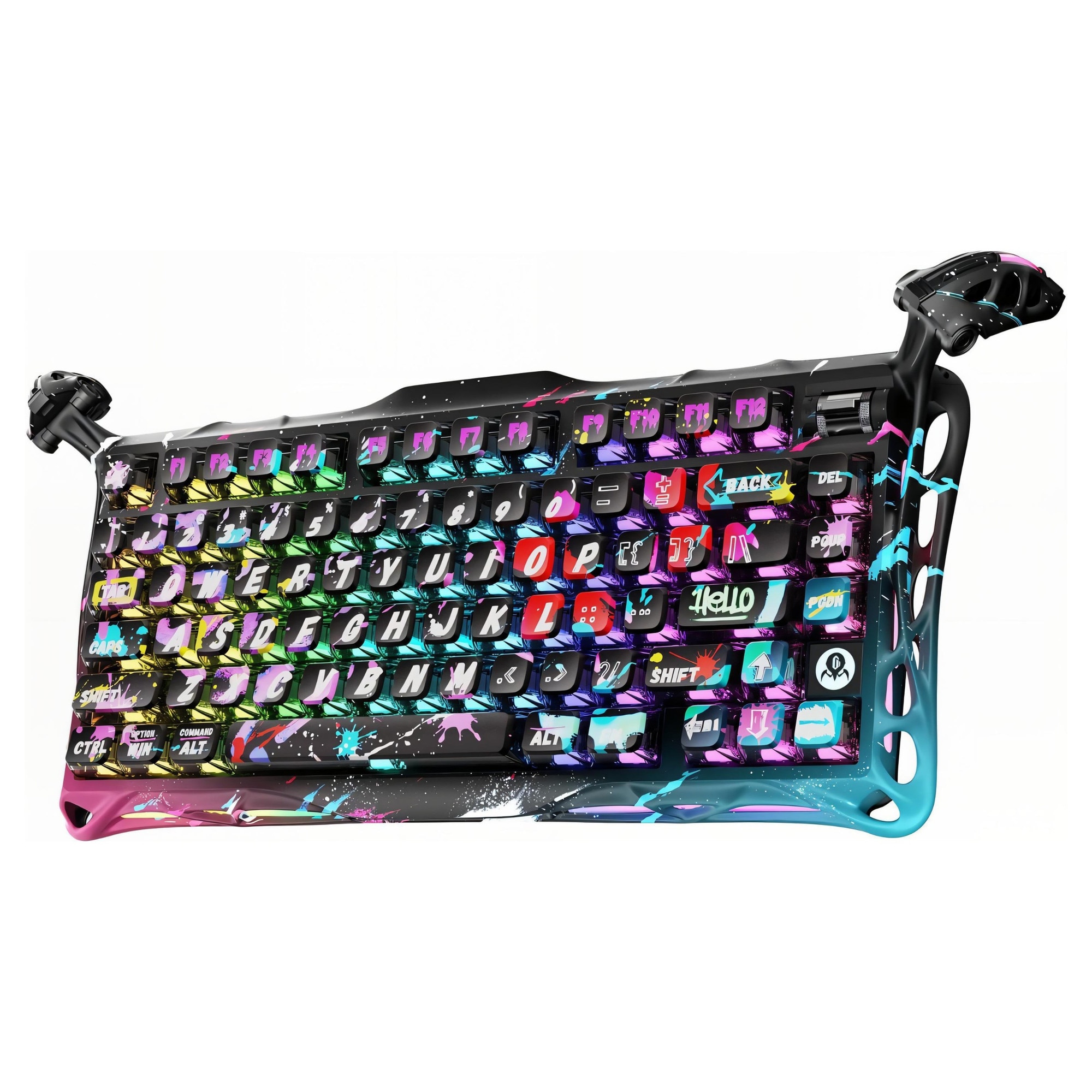 Tastatura Mecanica GravaStar Mercury V75 Pro, Gaming, ANSI US, USB
