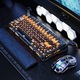 Безжична механична клавиатура GravaStar Mercury K1 Pro, за игри, RGB осветление, 79 клавиша + копче, 2.4 GHz, цветна