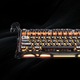 Безжична механична клавиатура GravaStar Mercury K1 Pro, за игри, RGB осветление, 79 клавиша + копче, 2.4 GHz, цветна