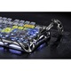 Безжична механична клавиатура GravaStar Mercury K1 Pro, сребриста, 75% оформление, RGB осветление, 8000 mAh