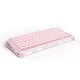 Механична клавиатура GravaStar Mercury K1, безжична, 75%, розова, Kailh Cherry Pink превключватели, RGB осветление