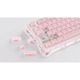 Механична клавиатура GravaStar Mercury K1, безжична, 75%, розова, Kailh Cherry Pink превключватели, RGB осветление