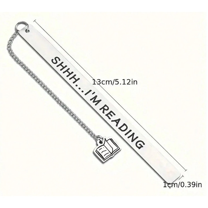 Semn de carte din otel inoxidabil