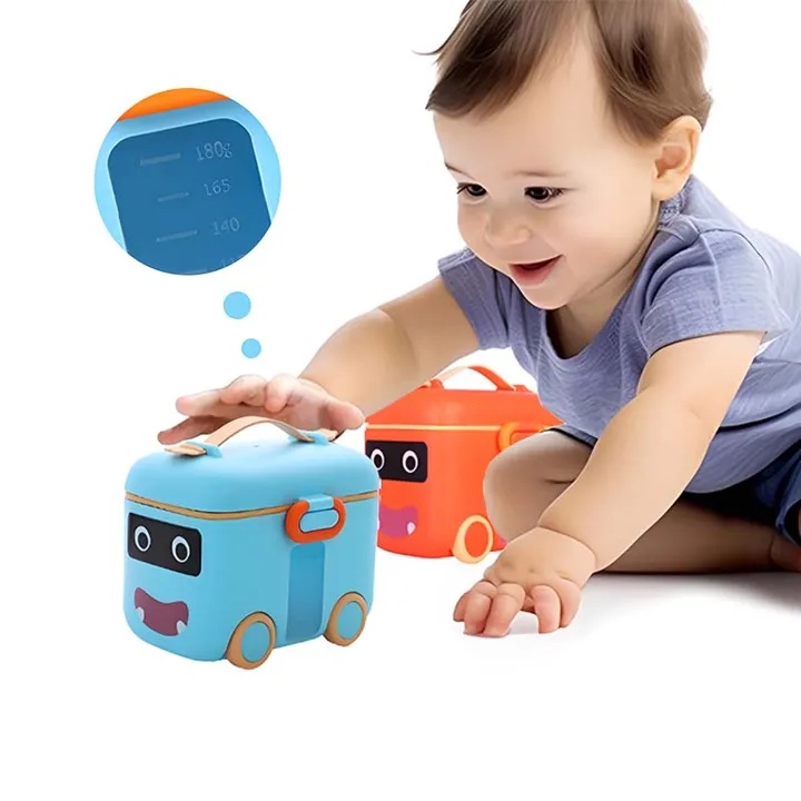 Recipient lapte praf, cereale, muesli, gustari