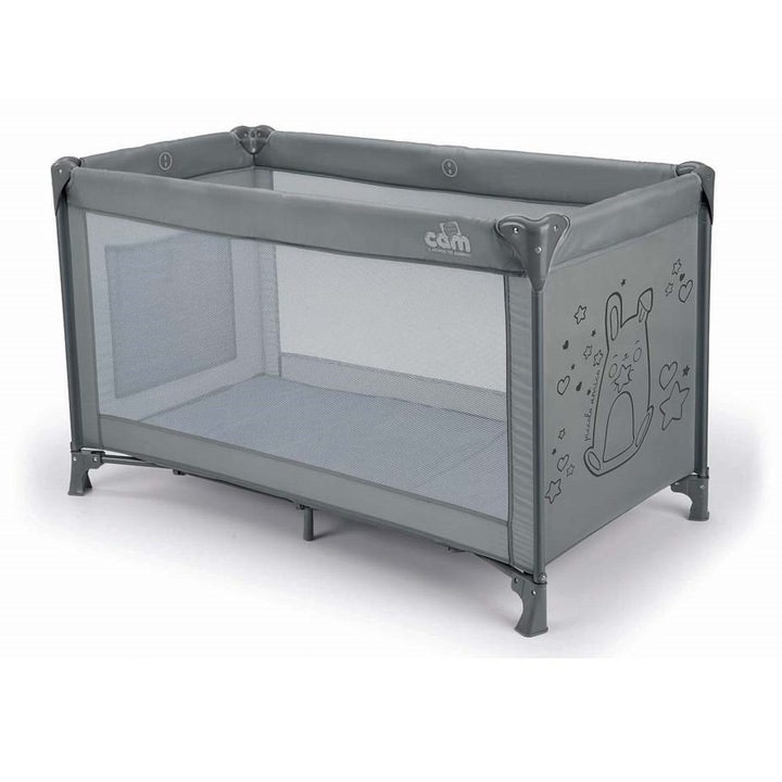 SONNO utazóágy, utazótáskával együtt, SZÜRKE