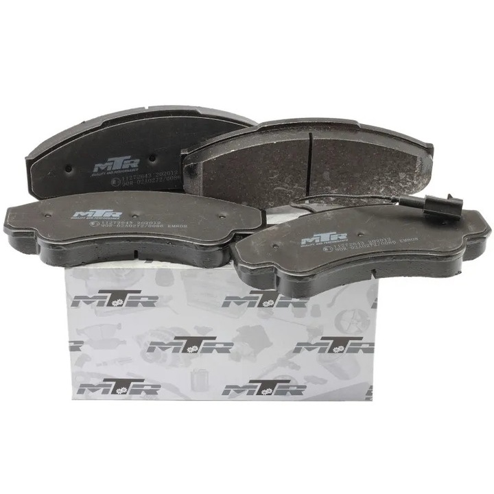 Set plăcuțe frână MTR MT616, 69mm, pentru punte față, compatibil cu Peugeot Boxer, Fiat Ducato, Citroen Jumper