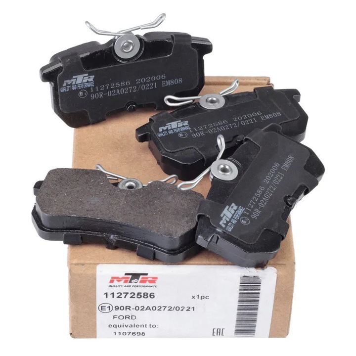 MTR MT559 tárcsafékbetét készlet, hátsó tengely, Ford Focus és Ford Fiesta modellekhez