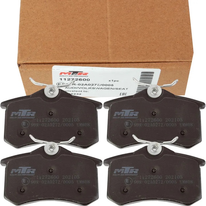 Set plăcuțe frână, MTR, frână disc, pentru CITROEN, SEAT, AUDI, VW, diverse modele