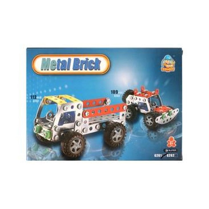 Fémépítő - 112 db - teherautó