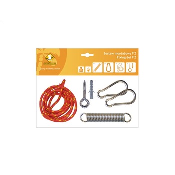 Set accesorii de montare hamace Koala, Rosu Set accesorii de montare hamace Koala, Rosu