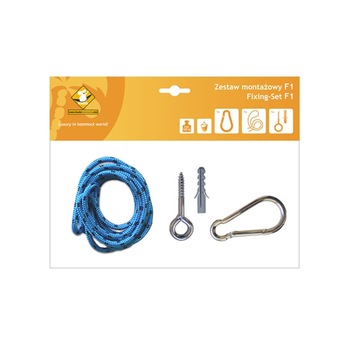 Set accesorii de montare hamace Koala, Albastru Set accesorii de montare hamace Koala, Albastru