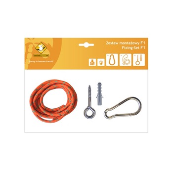 Set accesorii de montare hamace Koala, Oranj Set accesorii de montare hamace Koala, Oranj