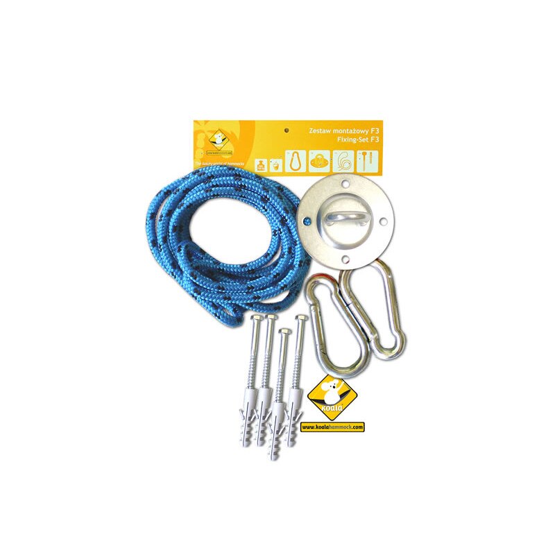 Set accesorii de montare hamace Koala, Albastru