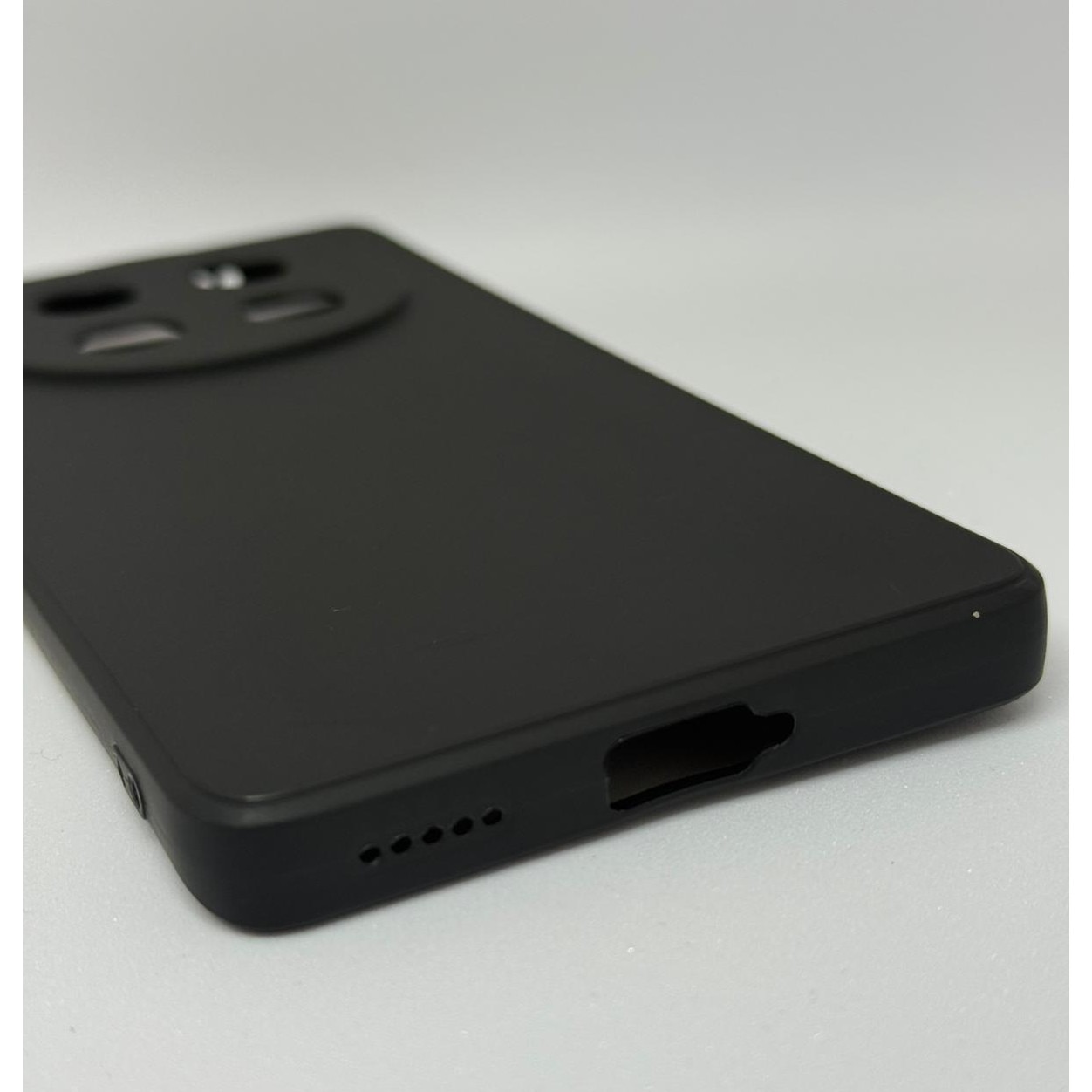 Husa protectie compatibila cu Honor Magic7 Lite, Silicon Flexibil Mat, Protectie Camera, Margini Ridicare pentru protectie ecran, Negru