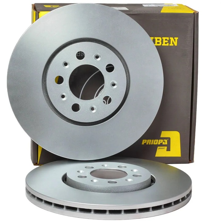 MTR féktárcsa, szellőztetett, fekete, 288mm, vastagság 25mm