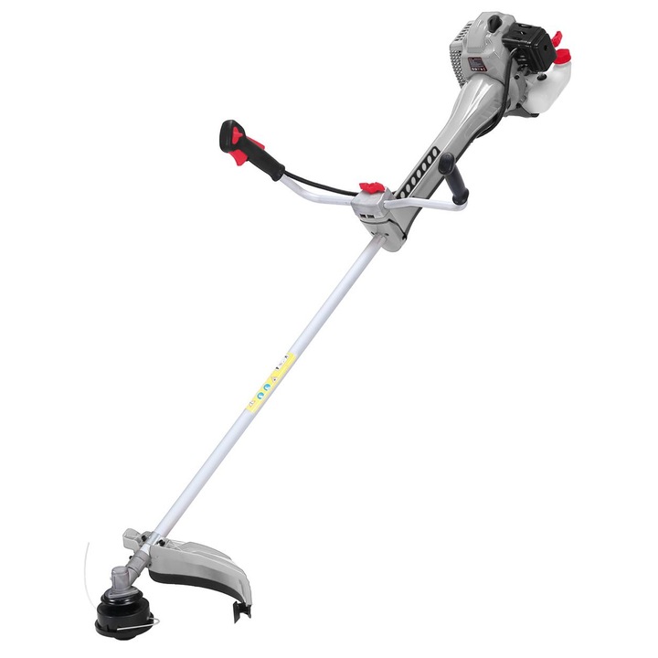 Motocoasa pe benzina 72 cm³ cu Maner Ergonomic si Anti Soc, 2 timpi