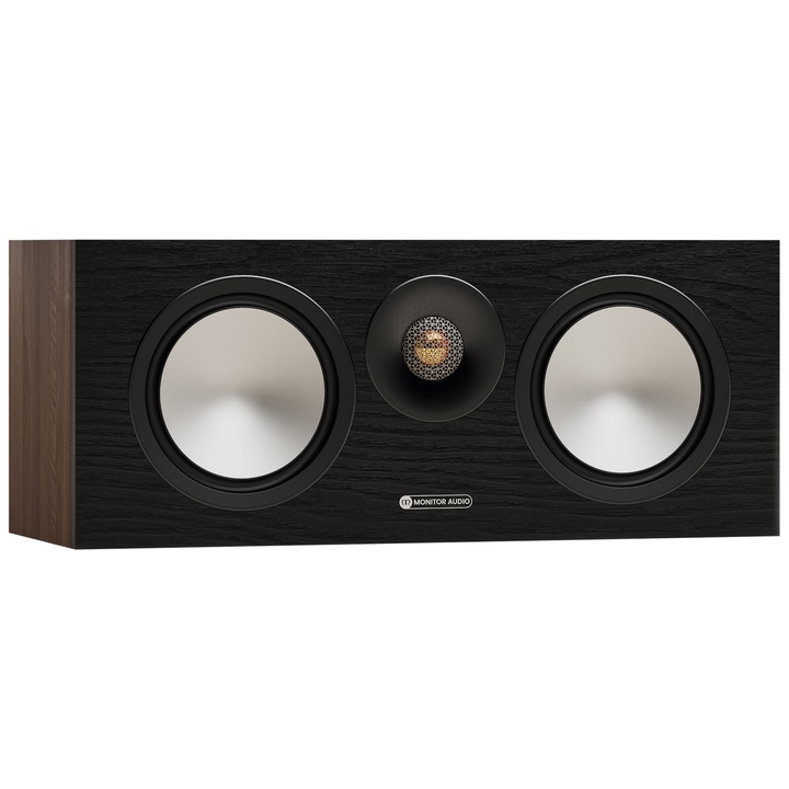 Boxă Hi-Fi Monitor Audio Bronze Centre 7G, Walnut, design bidirecțional, 1 tweeter, 6 inch, montare de raft