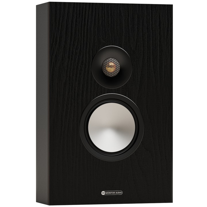 Boxe Hi-Fi Monitor Audio Bronze On-Wall, negru, de perete, 1 tweeter, 1 difuzor bas-mid