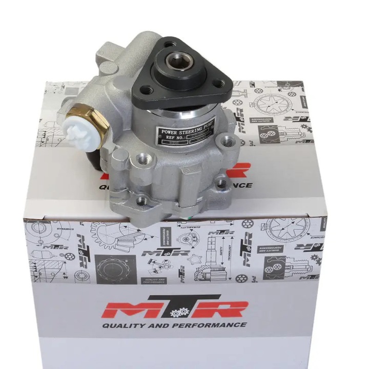 MTR hidraulikus szervoszivattyú, nyomás 120 bar, lyuktávolság 80 mm, tengelyátmérő 16 mm
