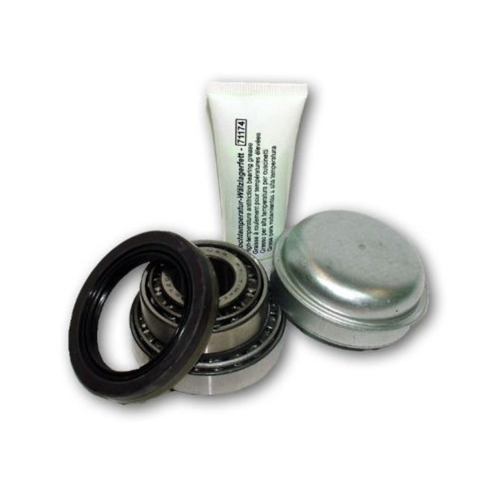 MTR 12138131 kerékcsapágy készlet, külső átmérő 50mm, belső átmérő 22mm, sapkával, első tengelyhez