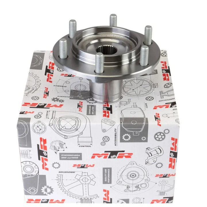 Kerékcsapágy készlet MTR, 6 lyuk, M12x1, 5, 167mm, 140mm