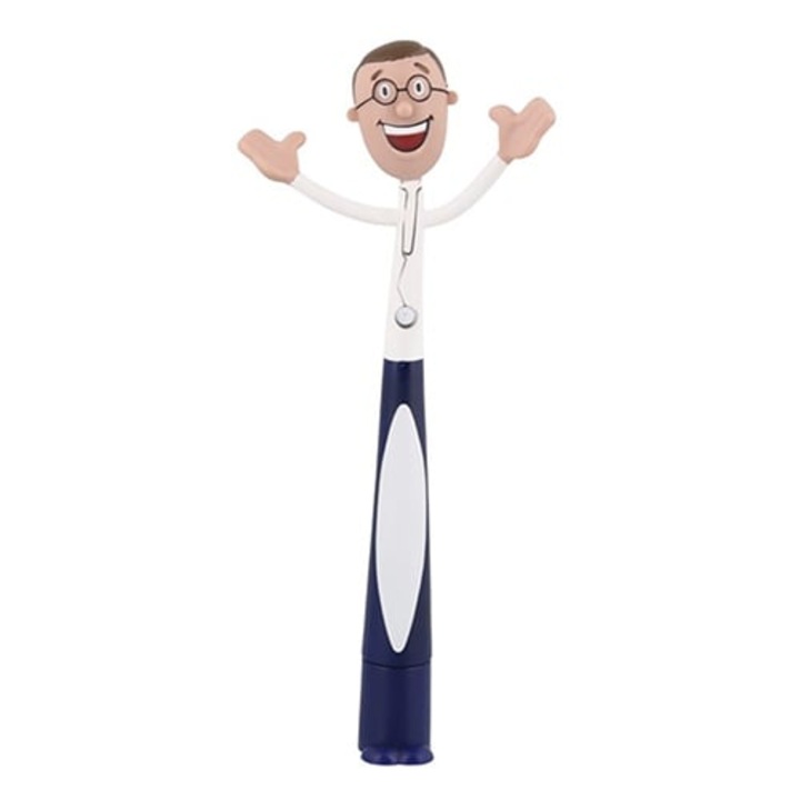 Pix flexibil forma dentist, albastru, set 1x