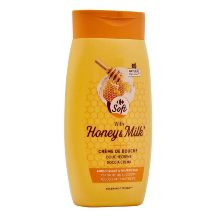 Tusfürdő mézzel és tejjel, krémes, 250 ml, uniszex