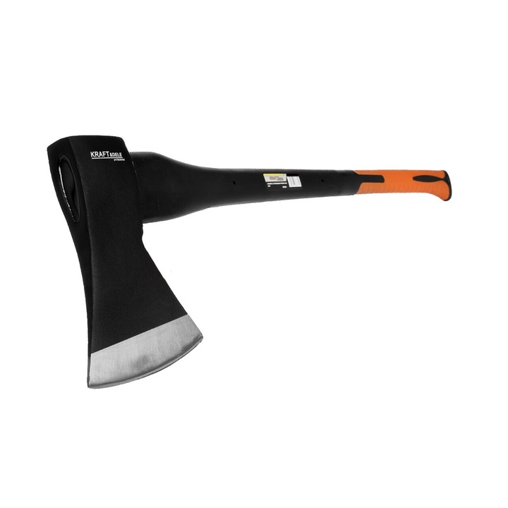 Topor cu maner din fibra de sticla, lungime 70 cm, 1900 g, Kraft