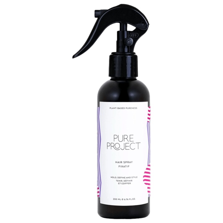 Spray fixativ Pure Project, 200 ml, unisex, fără aerosoli, cu ingrediente naturale