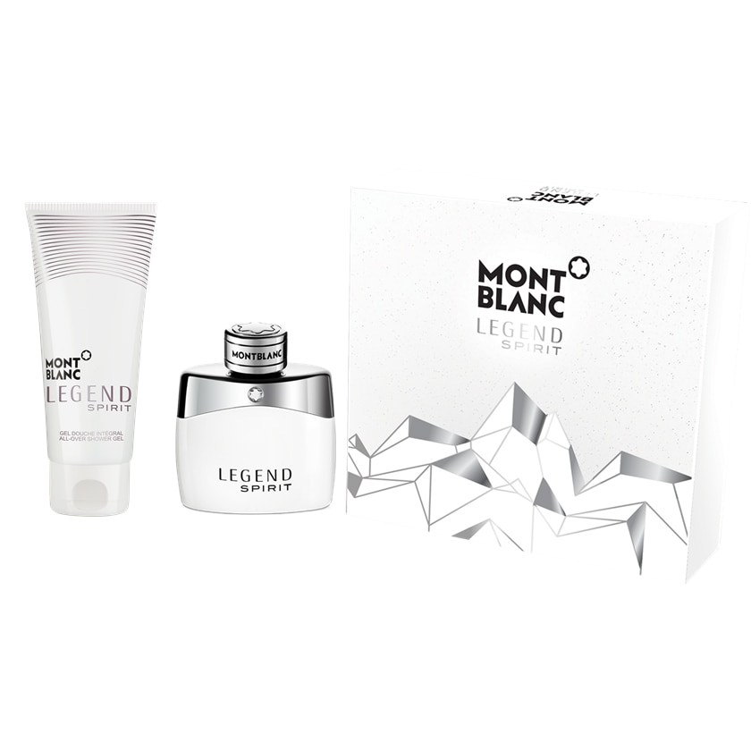 Set MontBlanc, Legend Spirit, Barbati: Apa de Toaleta, 50 ml + Gel de dus, 100 ml