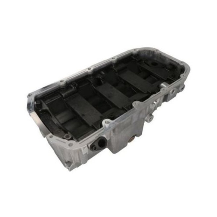 MTR 12191906 olajteknő, alumínium, 450x175x240mm, olajleeresztő dugóval