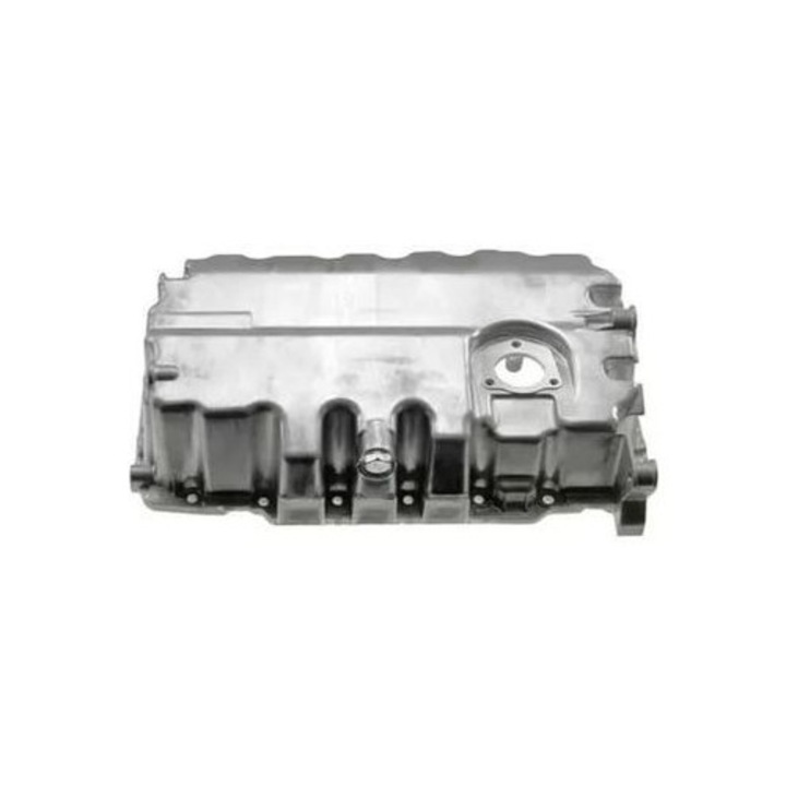 MTR olajteknő, alumínium, 125x460x280mm, olajszintérzékelő furattal, olajleeresztő csavarral