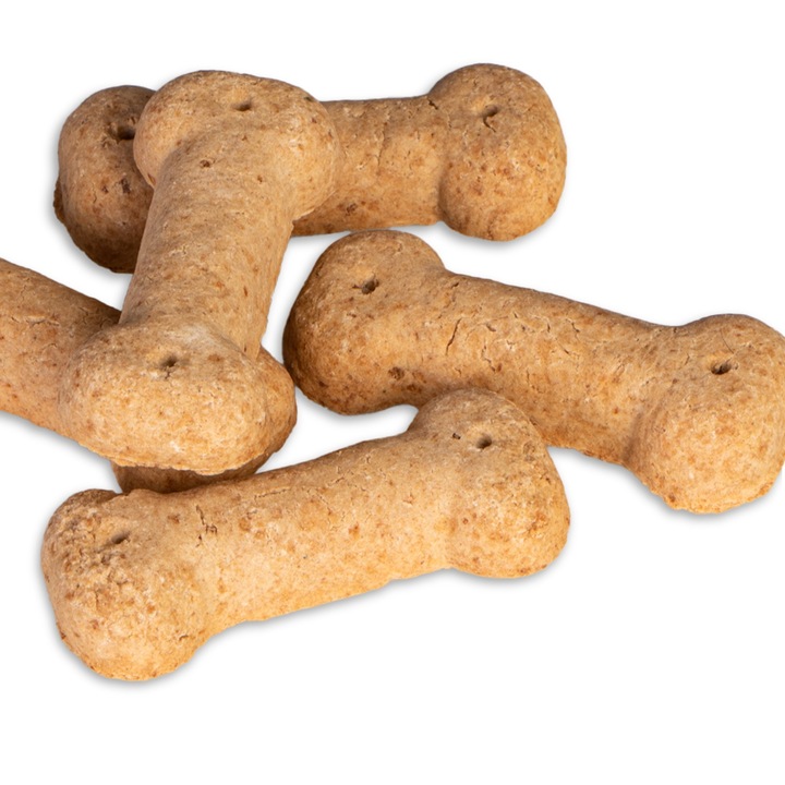 Biscuiti Furrever Friends Hard Bones, 5 bucati, pentru caini, foarte tari, cu vitamine A, D3 si E, ideal pentru igiena dentara, 30x10cm