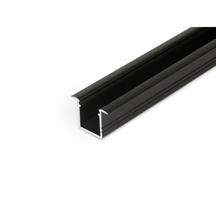 Profil LED incastrat SMART IN 10, negru, lungime 2m