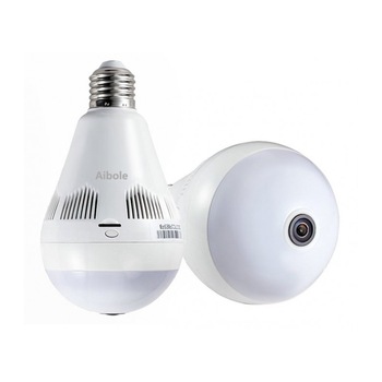 Bec LED cu camera spion 360 camuflata Full HD 1080p ,WiFi detectie la miscare Bec LED cu camera spion 360 camuflata Full HD 1080p ,WiFi detectie la miscare