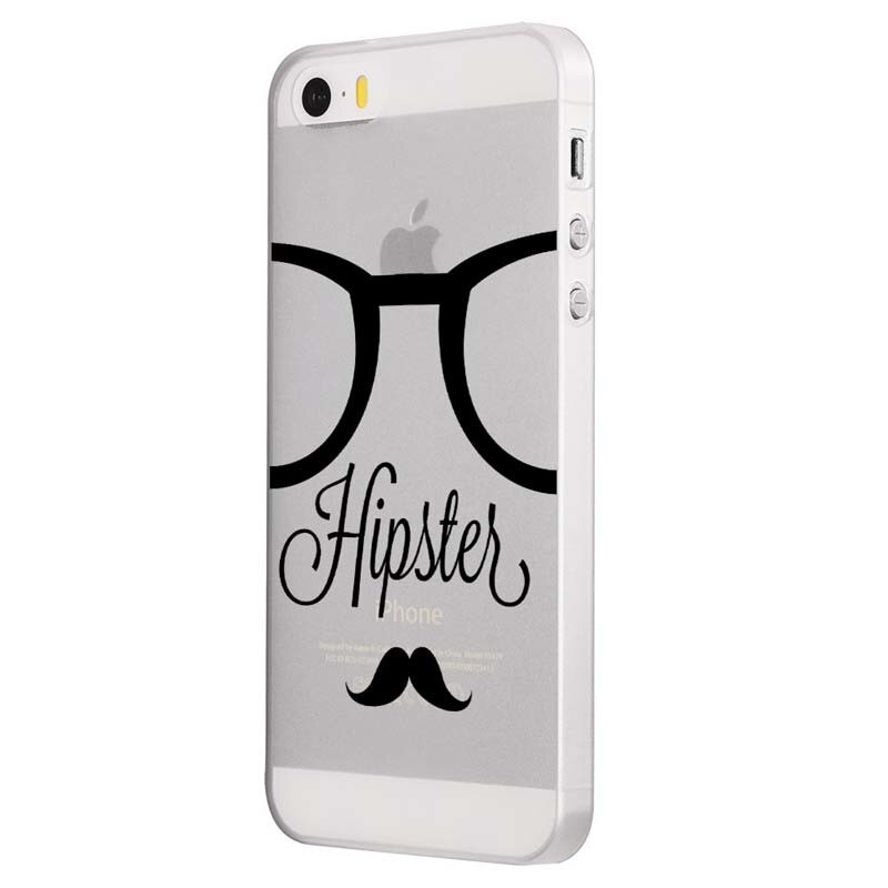 Husa Silicon, Ultra Slim 0.3MM, Hipster, Apple iPhone 5 / 5S / SE
