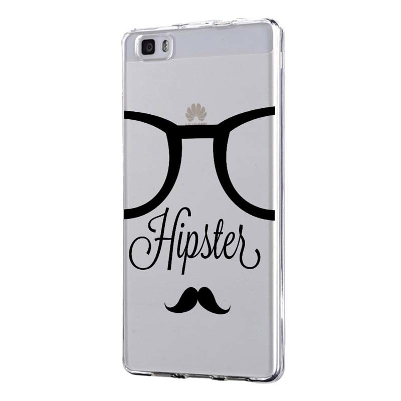 Husa Silicon, Ultra Slim 0.3MM, Hipster, Huawei P8 LITE