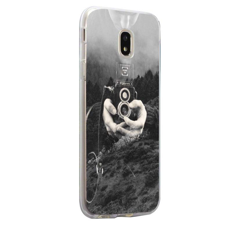 Husa Silicon, Ultra Slim 0.3MM, Double Exposure, Samsung Galaxy J3 2017