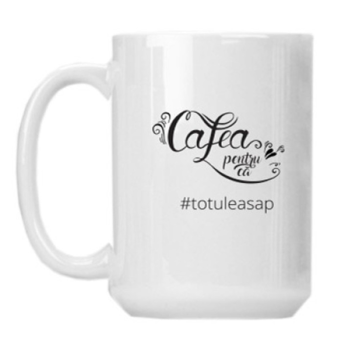 Cana din portelan - Cafea pentru ca #totuleasap