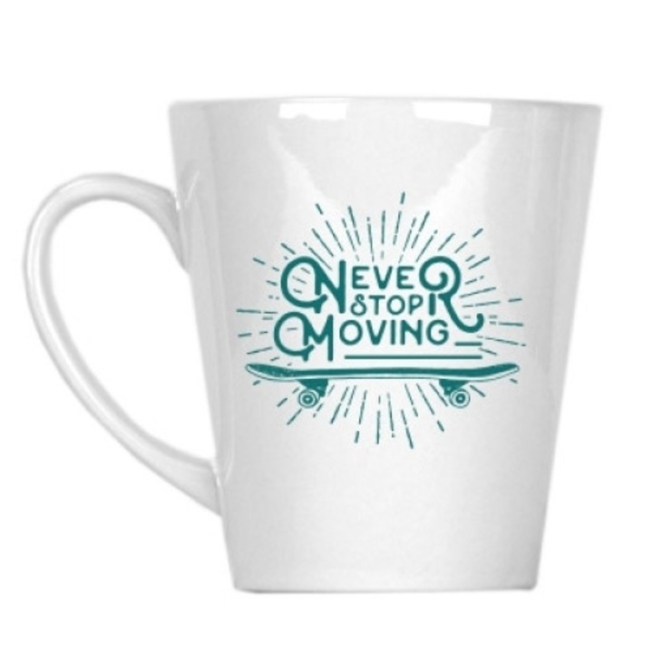 Cana din portelan - Skatebourder - Never stop moving
