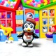 Pinguin dansator muzical kidsNplay, efecte sonore si luminoase, multicolor, 20cm