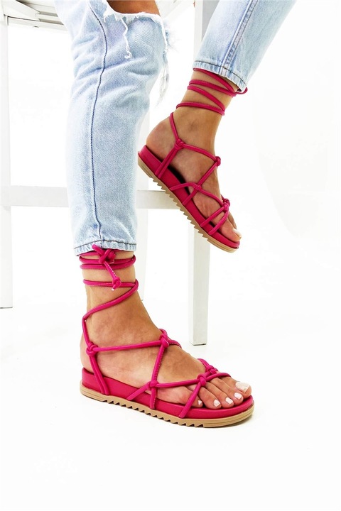Női papucs, Ökológiai bőr, Moda Trend, 358082, Ciklámen, 39