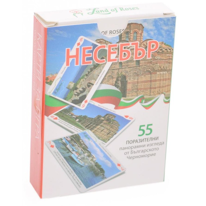 Játékkártyák, Bolgár Fekete-tenger, Karton, Többszínű