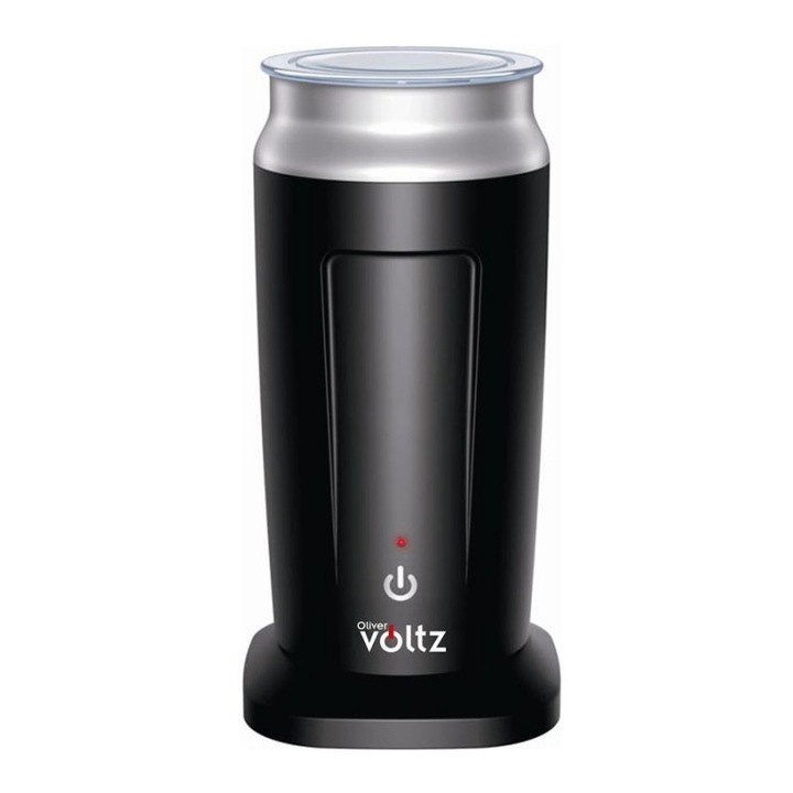 Spumator de lapte 3in1 Oliver Voltz OV51176A, 500W, Control automat al temperaturii STRIX, Otel inoxidabil, Negru/gri