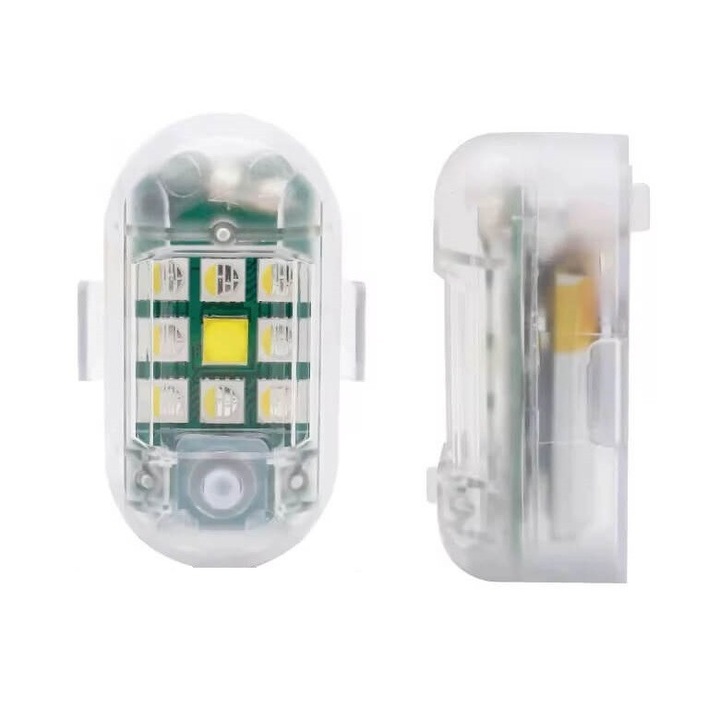 2 db-os mini vezeték nélküli LED stroboszkóp, Xentech Light mágnessel, akkumulátorral és távirányítóval